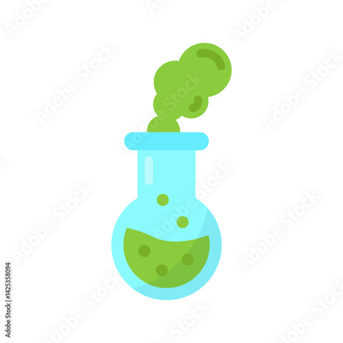 Chemical Pollution icon vector image. Suitable for mobile apps, web apps and print media.
