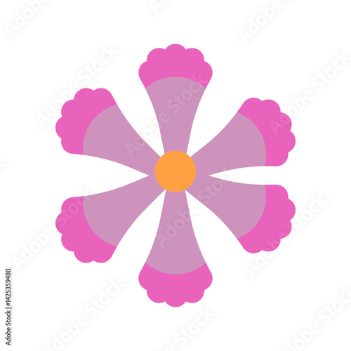 Fringed Dianthus icon vector image. Suitable for mobile apps, web apps and print media.