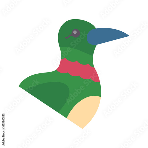 Humming Bird icon vector image. Suitable for mobile apps, web apps and print media.