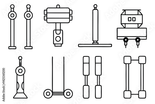 megalift ql line art minimalist heavy duty