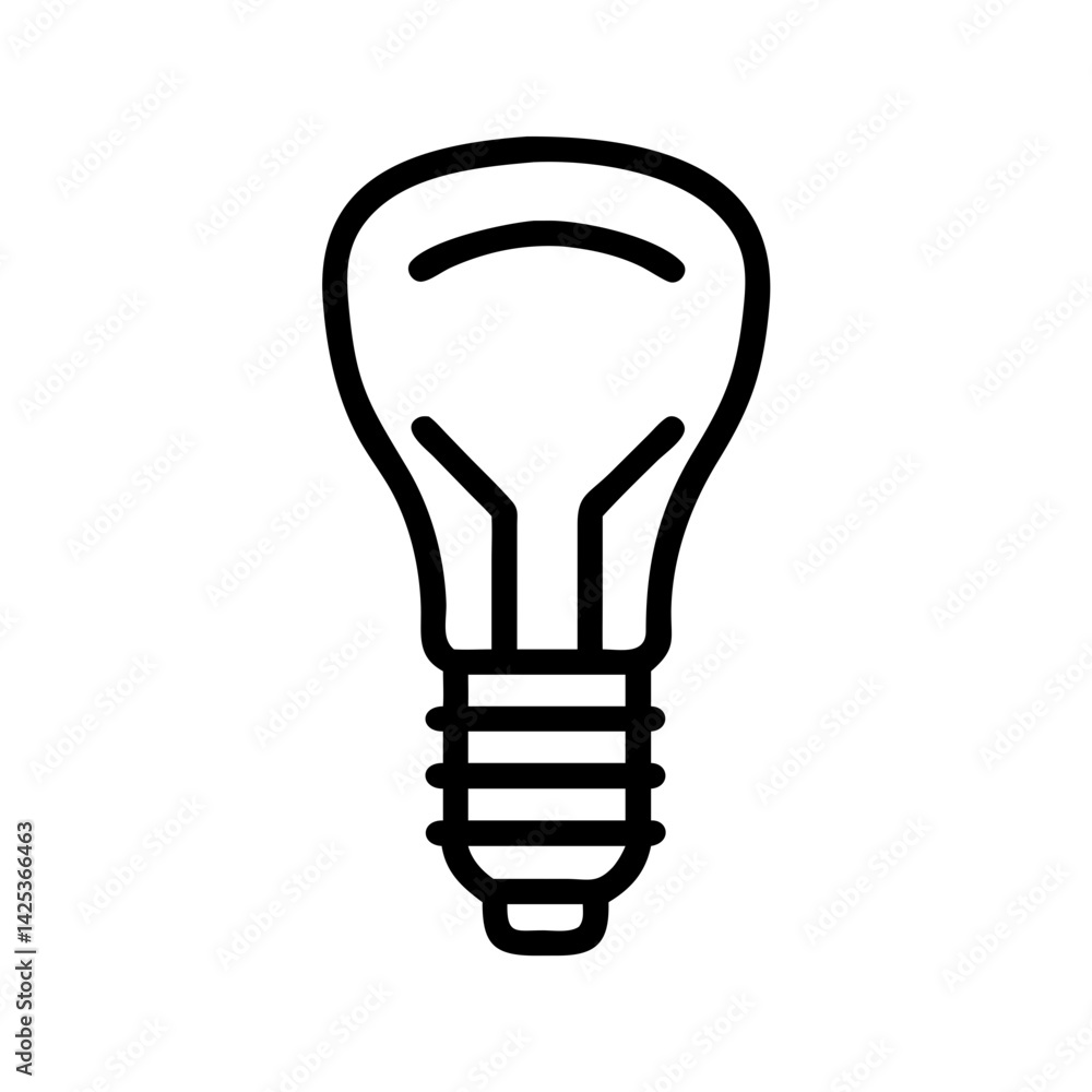 Icon of a Light Bulb Icon of a Light Bulb