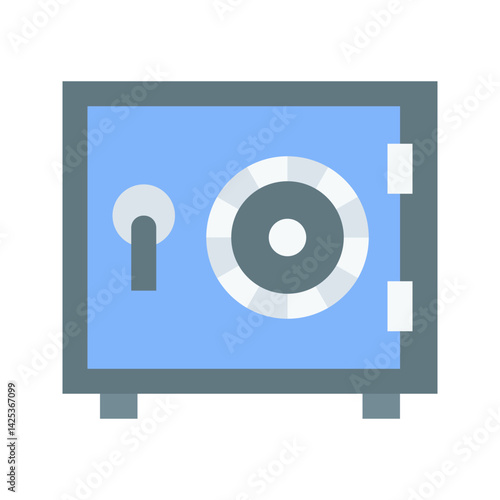 Safebox icon vector image. Suitable for mobile apps, web apps and print media.