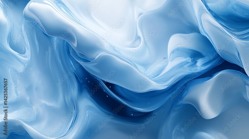 Fototapeta premium Light blue abstract background