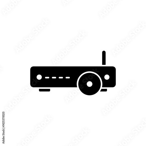 Digital Video Recorder with Recording Symbol - Security Systems