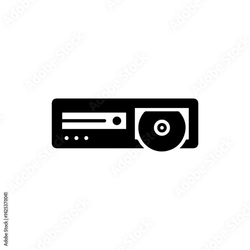 DVD Player with Disc Inside - Optical Media Players