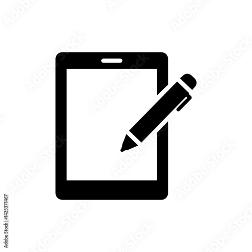 Tablet with stylus symbolizing touchscreen devices for productivity