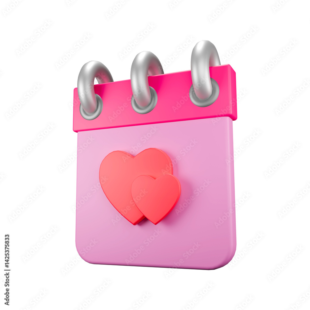 Heart Calendar Icon Heart Calendar Icon