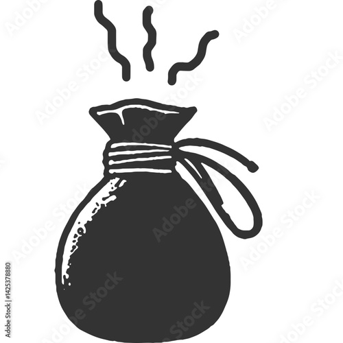 Insidious Impact Vintage Illustration Vector