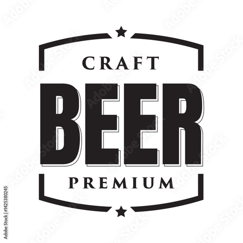 Beer Label sticker brewery