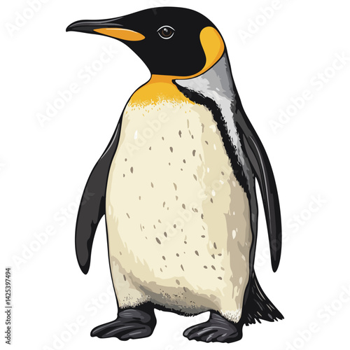 penguin, animal, vector, transparent background