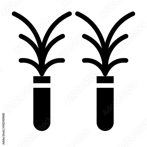 pompom glyph icon