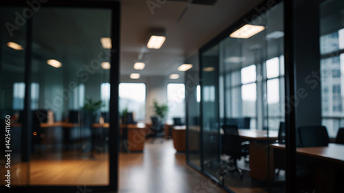 Wallpaper Mural interior of modern office building Torontodigital.ca