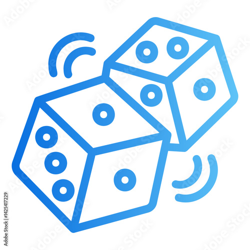 dices Gradient icon