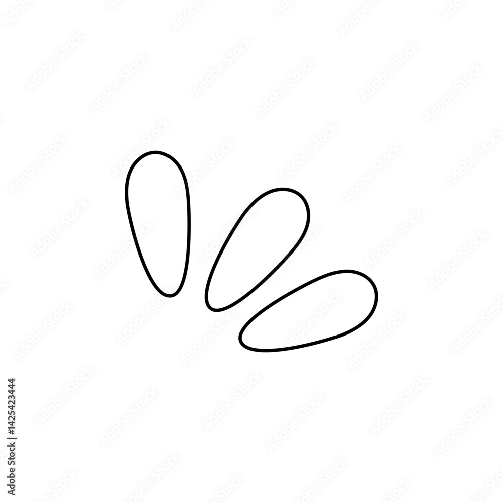 Fototapeta premium Splash Mark Line Accent