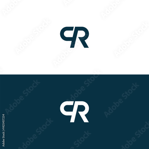 CTR creative initials letter logo concept. CTR letter design.