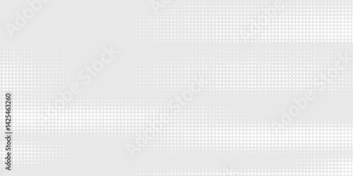 Dot white gray wave light technology texture background. Abstract big data digital concept.