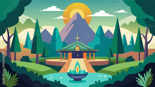 A spiritual retreat center in a rainforest offers a unique blend of indigenous and western healing practices including ketamine therapy to attendees.