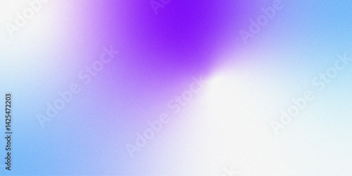 purple and blue gradient abstract background with gain noise texture effect. artistic blur fluid. Abstract neutral horizontal background. Abstract purple and white color gradient background. Vector.	