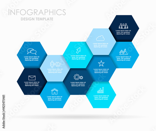 Infographic design template with place for your data. Vector illustration.