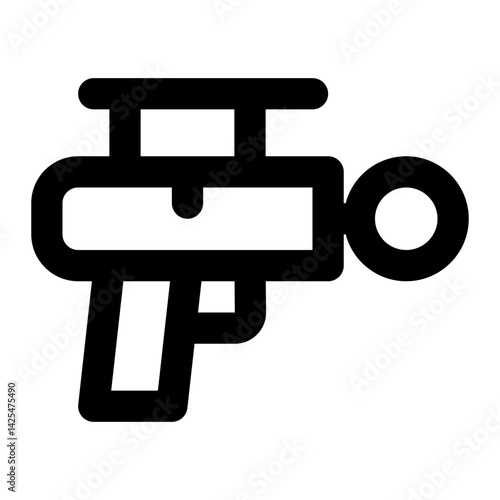 shooting game line icon.