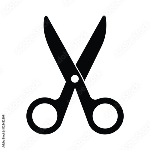 Scissors Silhouette Vector Illustration