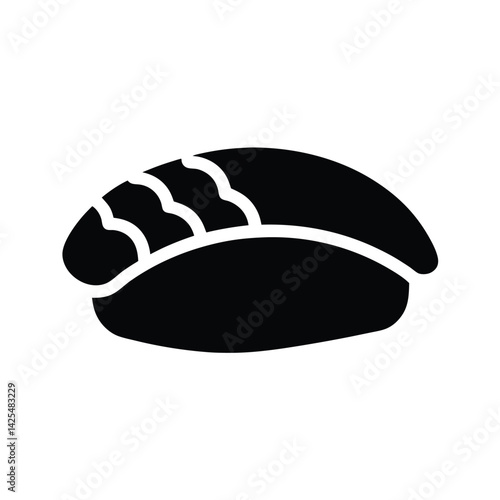 Sushi Silhouette Vector Illustration