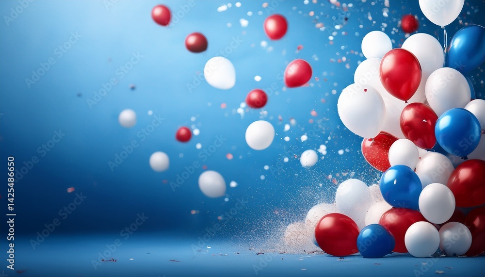 red and white balloons red and white balloons