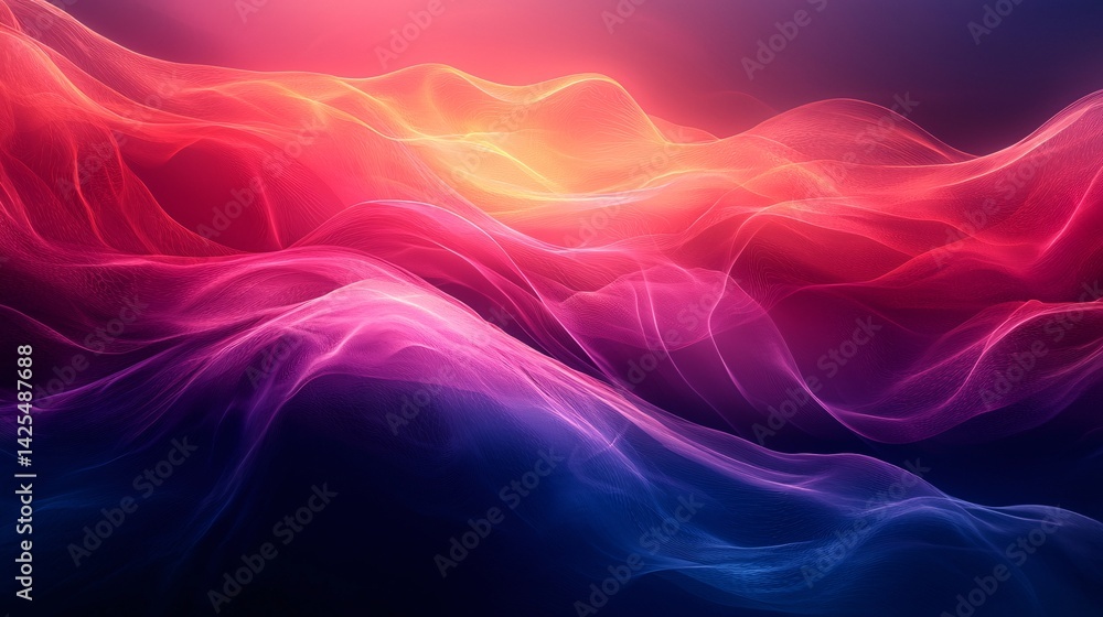 Fototapeta premium Colorful smoky abstract background
