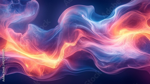 Wallpaper Mural Colorful smoke background Torontodigital.ca