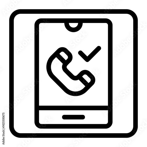 Call for Answer Line Icon