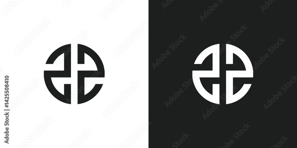 Fototapeta premium Number 22 Logo Design