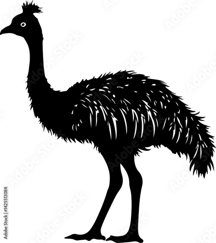 ostrich vector illustration