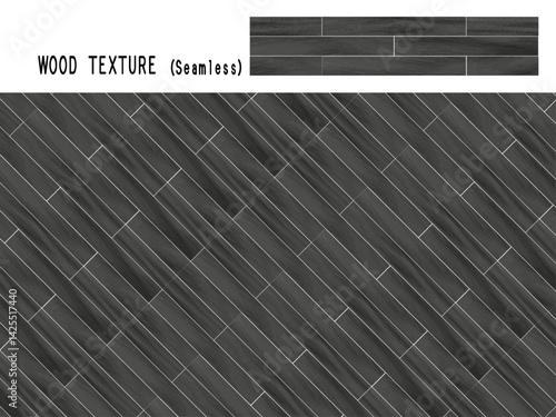 フローリングダークテクスチャ―