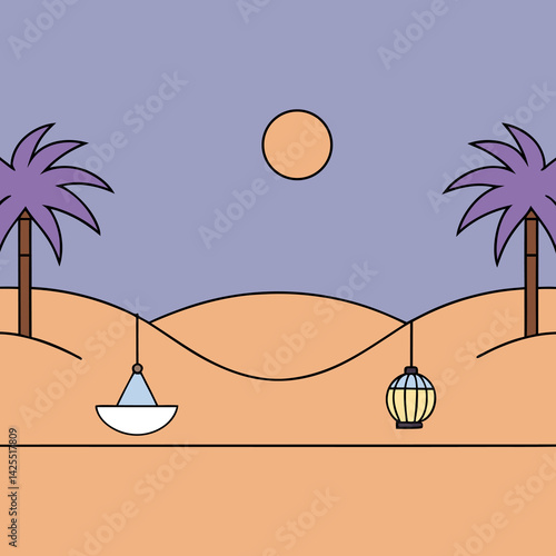 A serene-beach-at-sunset--with-calm-waves seashell. 