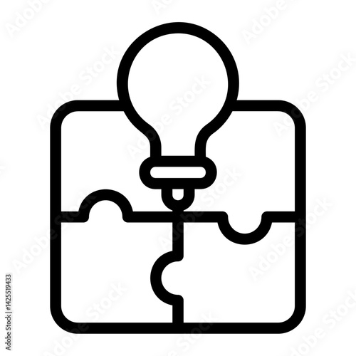 Problem Solver Line Icon