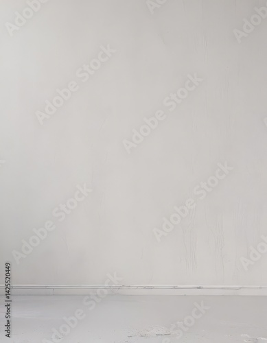 Subtle brushstrokes on pristine white wall, minimal texture ,  blank,  studio