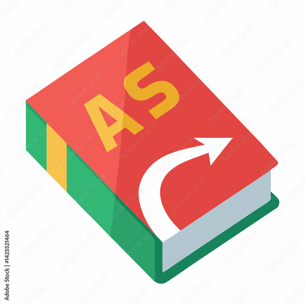 Road-atlas-book-flat-vector-on-white-background Road-atlas-book-flat-vector-on-white-background
