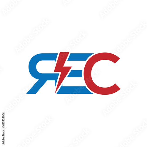 Free Download REC Letter monogram Initial Logo Design Template Vector Illustration. REC elegant and Professional icon design - GFXLoad