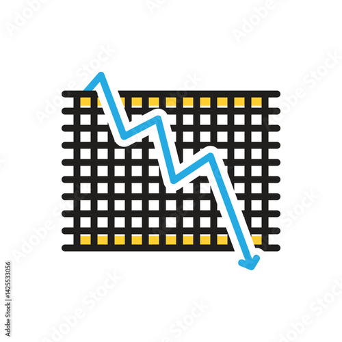 Multi color icon for decline