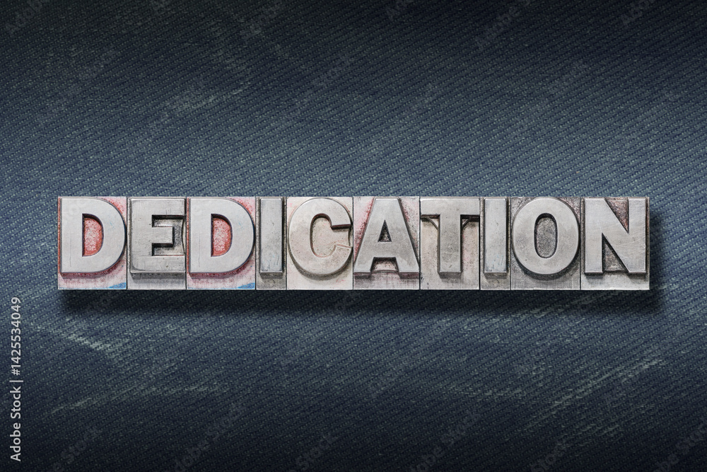 dedication word den