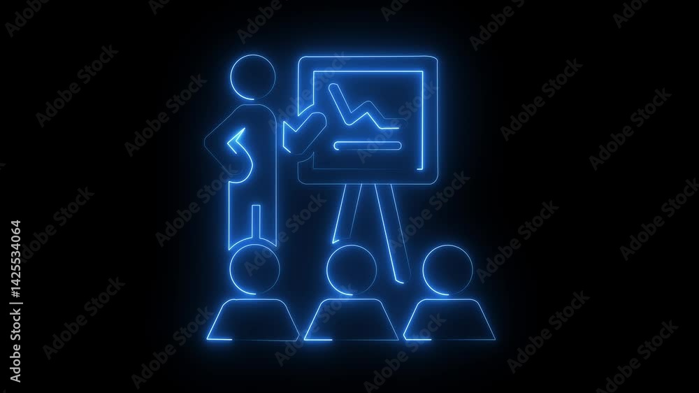 Communication Symbol Icon Video Background motion graphics on Black background .. Communication Symbol Icon Video Background motion graphics on Black background ..