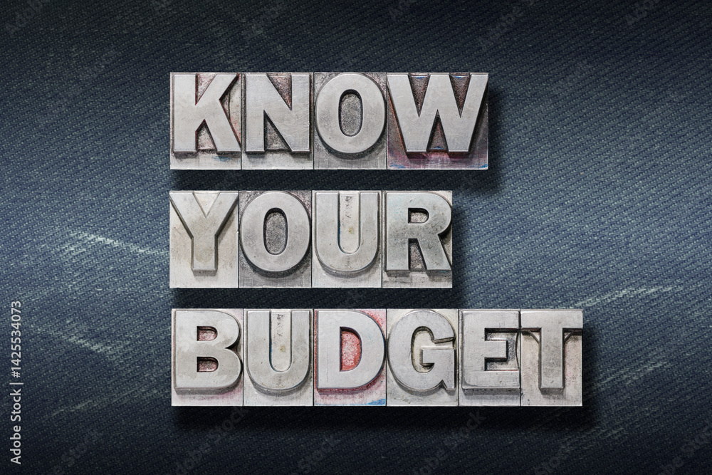 know your budget den