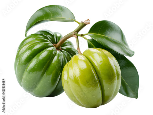 Wallpaper Mural Fresh Garcinia Fruit: The vibrant essence of a healthy diet with these garcinia fruits, beautifully captured. The image showcases the freshness, rich colors. Torontodigital.ca