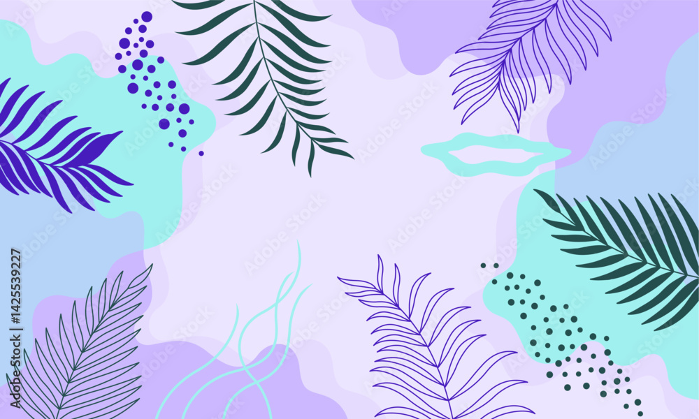 Fototapeta premium wavy abstract pastel background design