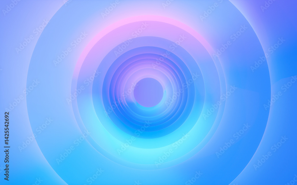 Abstract Circular Tunnel with Gradient Motion Effect Abstract Circular Tunnel with Gradient Motion Effect