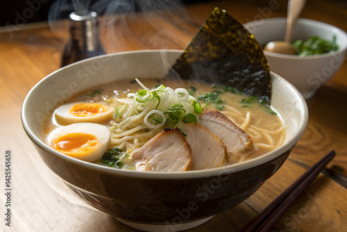 Traditional Japanese Tonkatsu Ramen