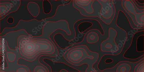 Abstract papercut design. Background of the topographic map. modern wallpaper texture and realistic design used for banner and posters, mountain relief geographic pattern. vector illustration.