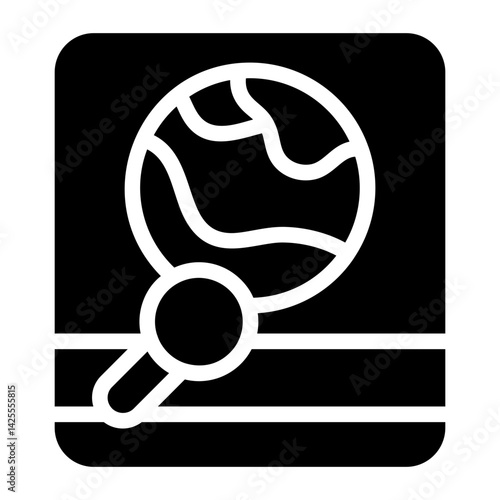Digital World Solid Icon