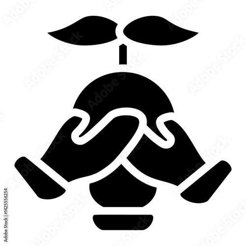 Growth Together Solid Icon
