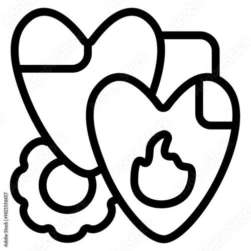 Passion Line Icon